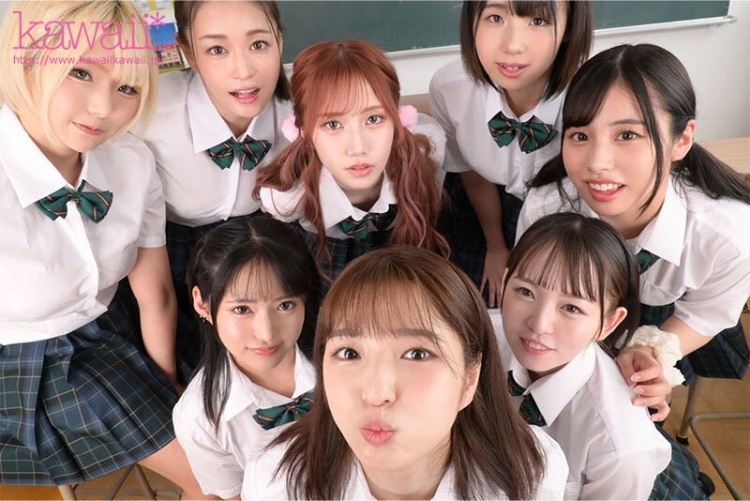西元明沙、乙爱丽丝、斋藤亚美里、有栖舞衣、渚光希、千石萌奈果、仓本堇、橘玛丽共演作品KAVR-337介绍及封面预览