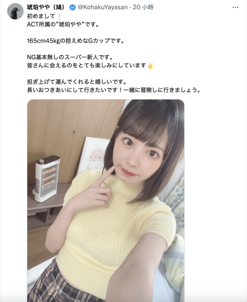 G乳大型新人现身!那只「鳩」的真面目是?-图片2