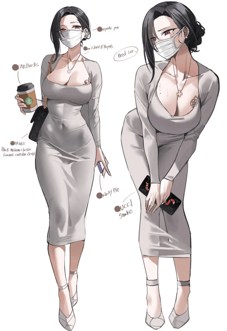 经典造型东滩风《人妻紧身裙》推出1/6模型！成熟女体实体化任你观察！