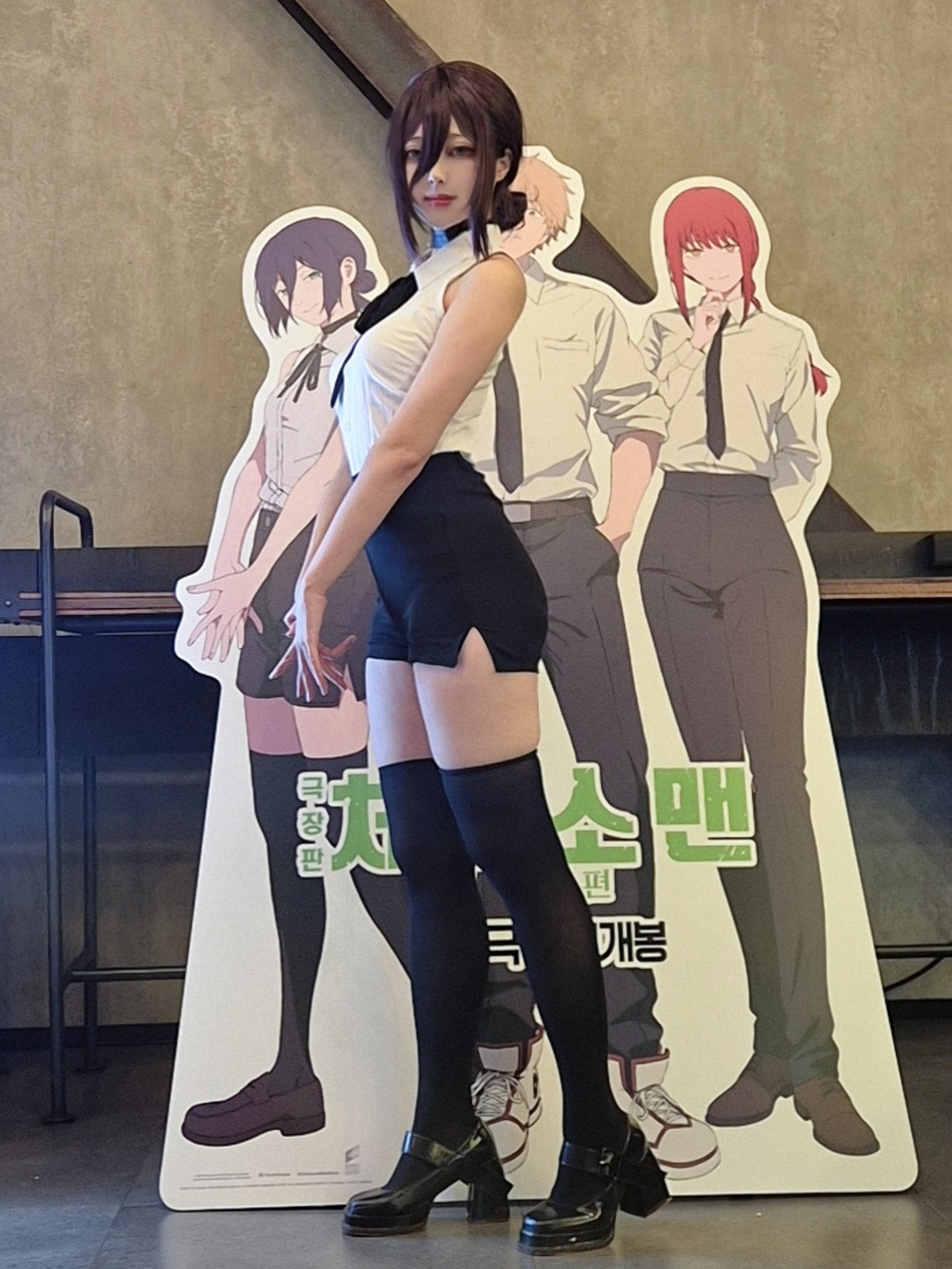 热爱《链锯人》的Coser《펌킨 Pi good duck71》真纪、蕾洁、姬野等角色一次还原！