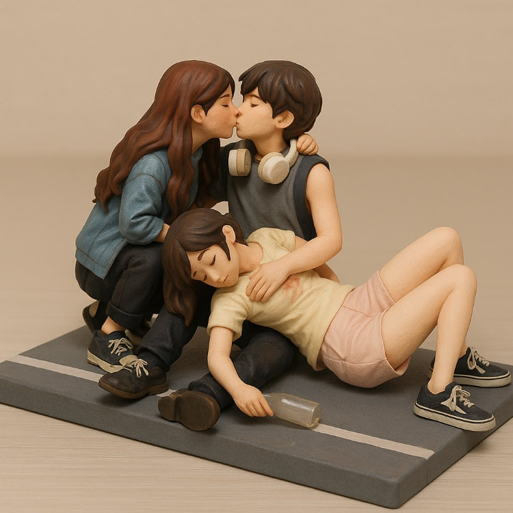 真实意外成梗图《新宿谜样三人组》艺术风貌让网友发挥二创精神！