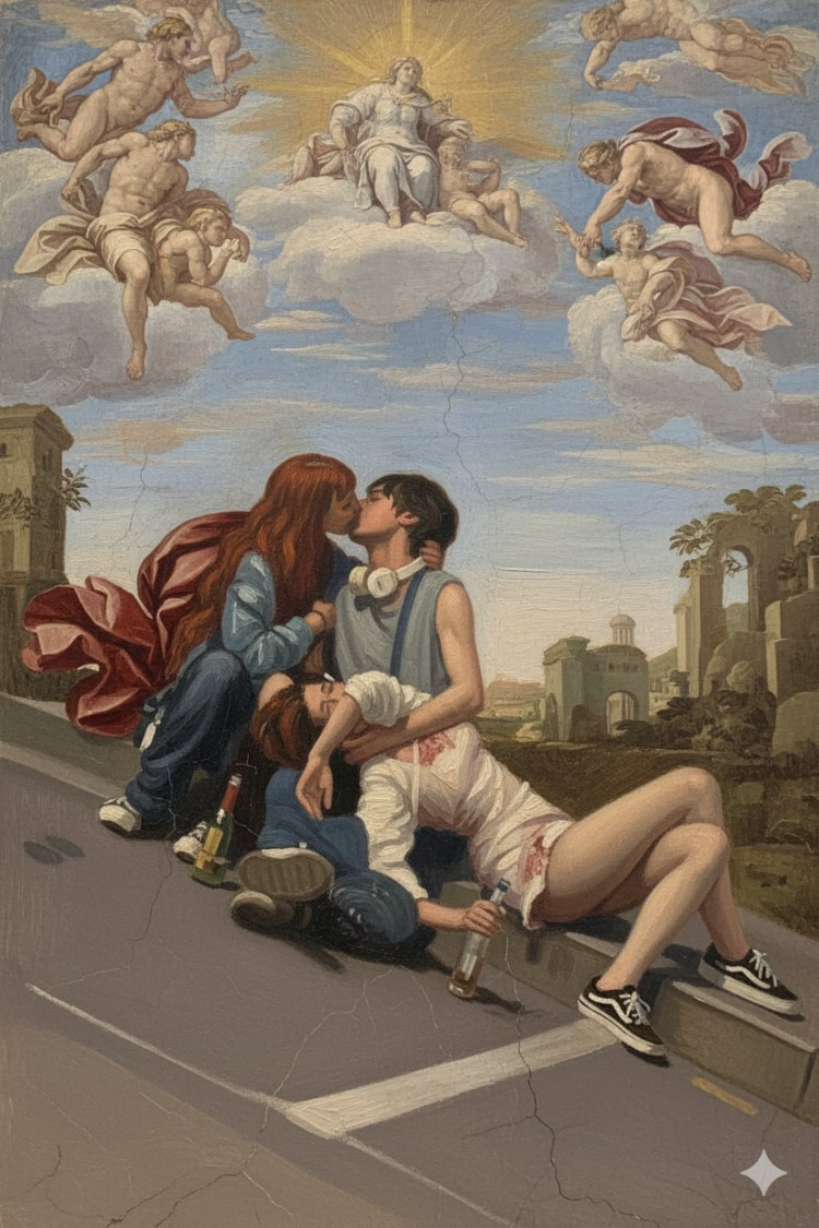 真实意外成梗图《新宿谜样三人组》艺术风貌让网友发挥二创精神！