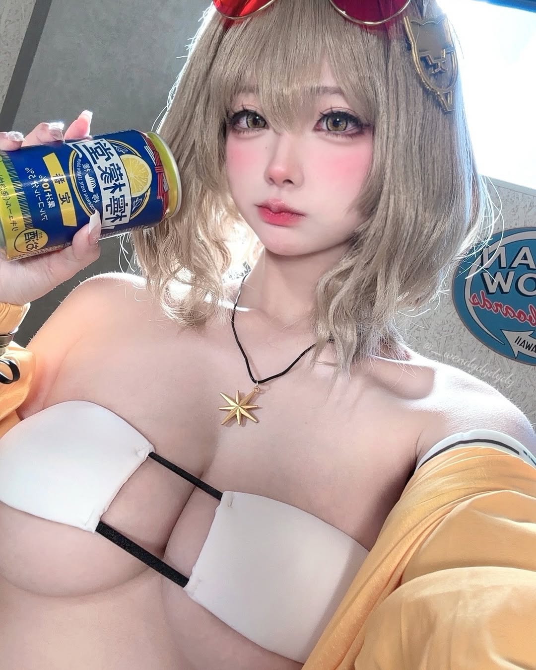 大到快溢出来！《WENDY酱油》Cosplay好身材充满涩气！