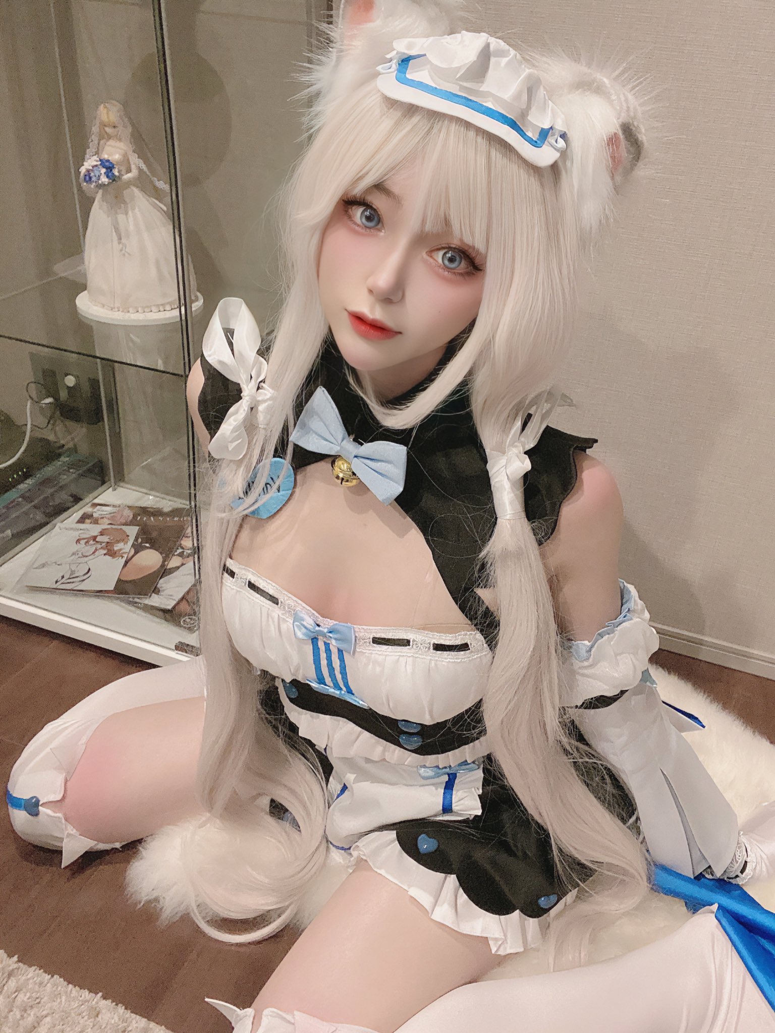 横劈、竖劈，怎么劈都很长！《兔田Nini》一字马简直是日常！