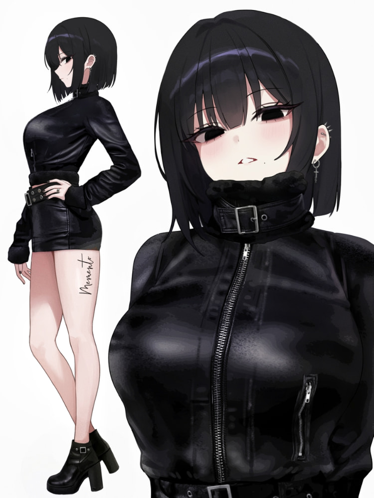 韩国绘师「Biya」推出原创角色！居然是自家亲妹身材取材？！