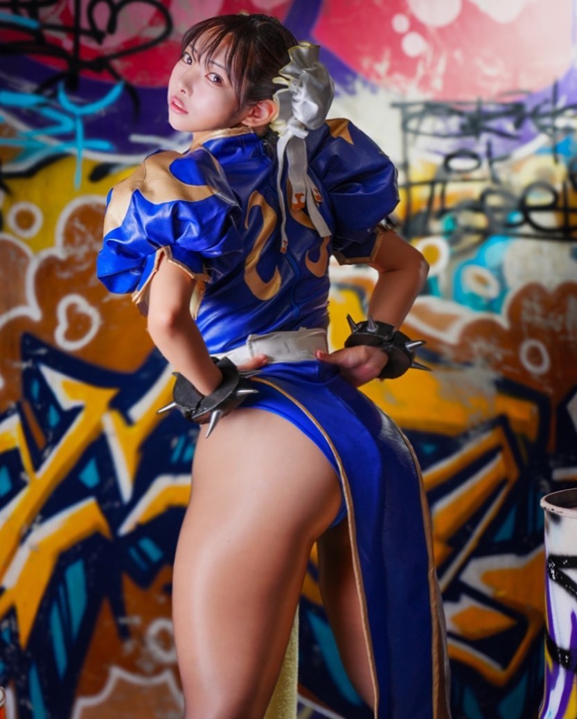 蜜大腿爆击人心!日本Coser《仆プリ》扮演「春丽」修长肉感线条分明超养眼!