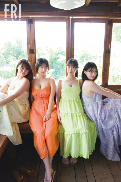 《最强四乳姊妹》齐聚一堂「高野真央、沟端葵、榎原依那、本郷柚巴」大家喜欢谁?