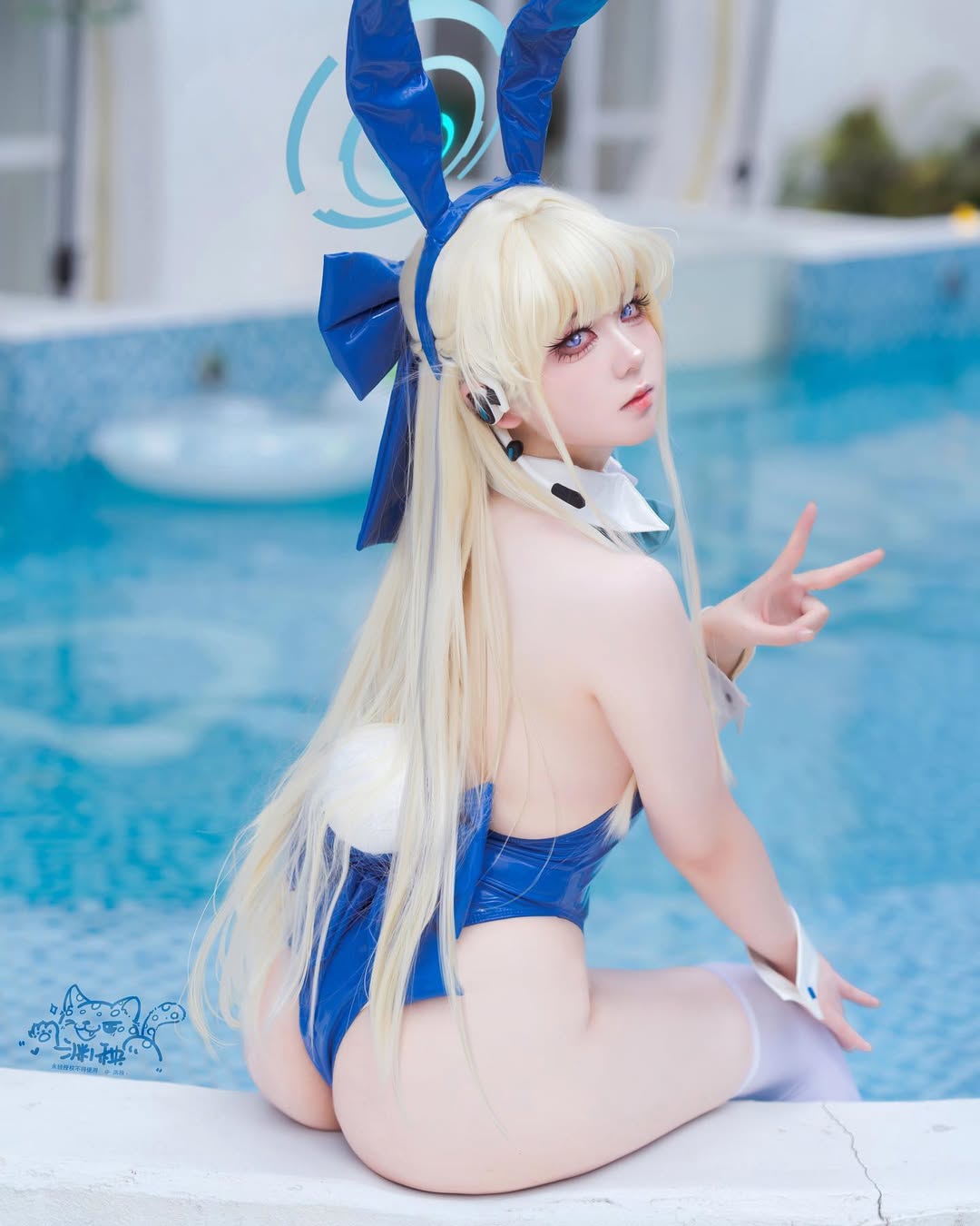 coser《渊秧》二次元角色性感还原!不经意间秀出丰满好身材!