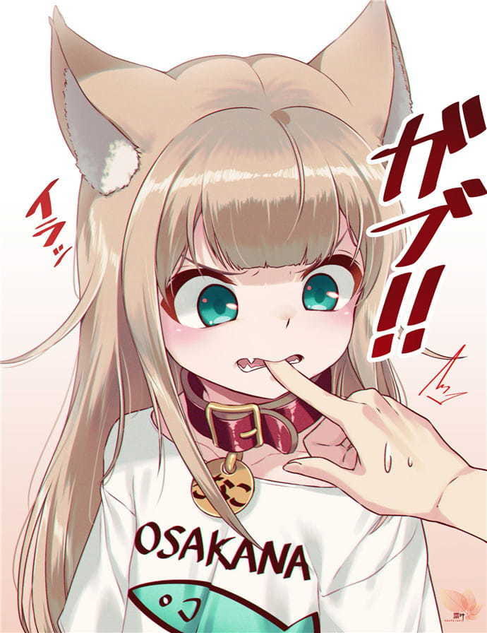 插画《猫咪萝莉化》，萌到爆表