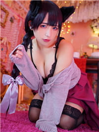 樱花妹《九重はる》穿上死库水,让大腿内侧超光滑!