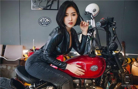 男孩子无法拒绝的躁动因子――机车模特SupraneeFankham